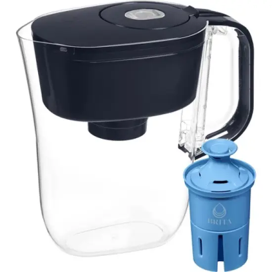 Brita Water Filter 6 Cup Denali Water Pitcher Dispenser with Elite Water Filter image {10}