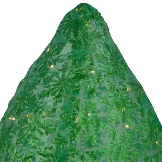 Northlight LED Lighted Retro Bulb Outdoor Christmas Decoration - 32" - Warm White - Green image {1}