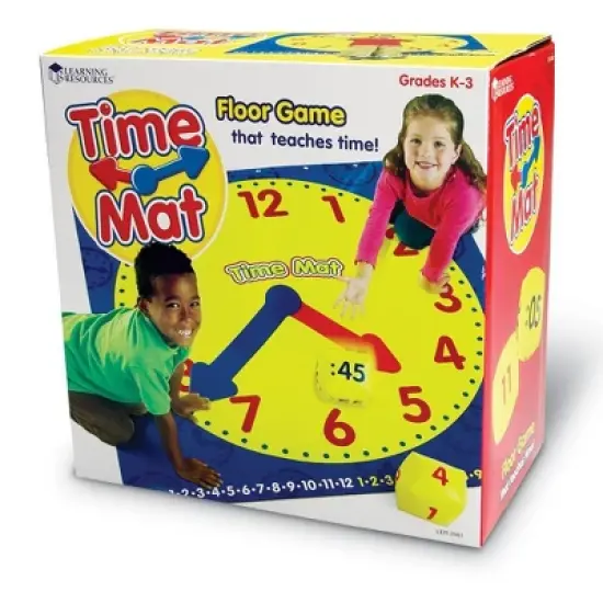 Learning Resources Time Activity Mat, Exploration Play, Ages 5+ image {2}