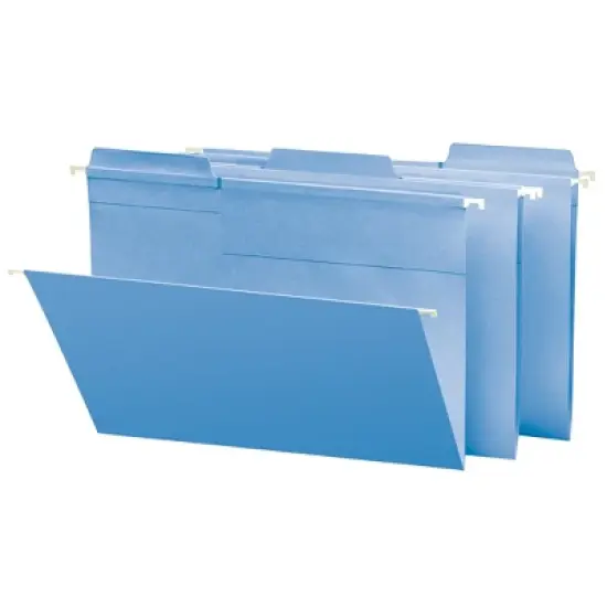 Smead FasTab Hanging File Folder, 1/3-Cut Built-In Tab, Letter Size, 20 per Box image {6}