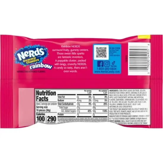 Nerds Gummy Clusters Candy - 3oz image {9}