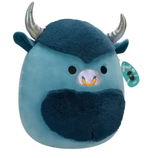 Squishmallows 14" Bison Stuffed Animal: Character Theme, Creative Thinking Focus, Polyester Material image {11}
