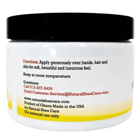 True Shea Natural Ultra Whipped Shea Butter - Unscented - 8oz image {2}