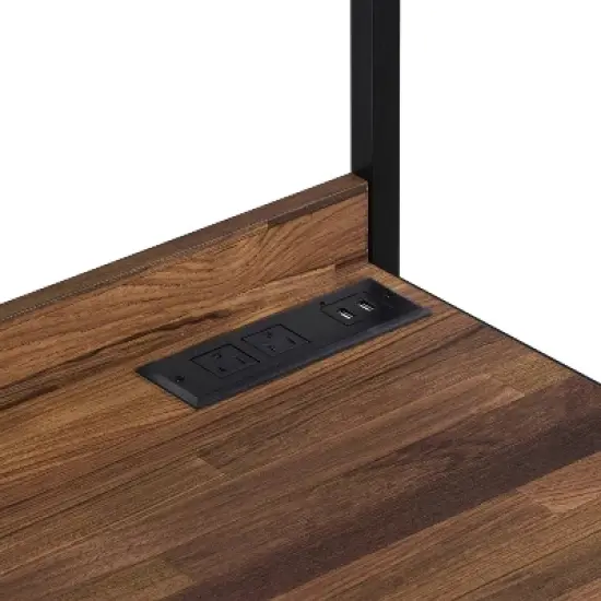 Maybole Writing Desk with Bookcase and USB Plug - HOMES: Inside + Out image {3}
