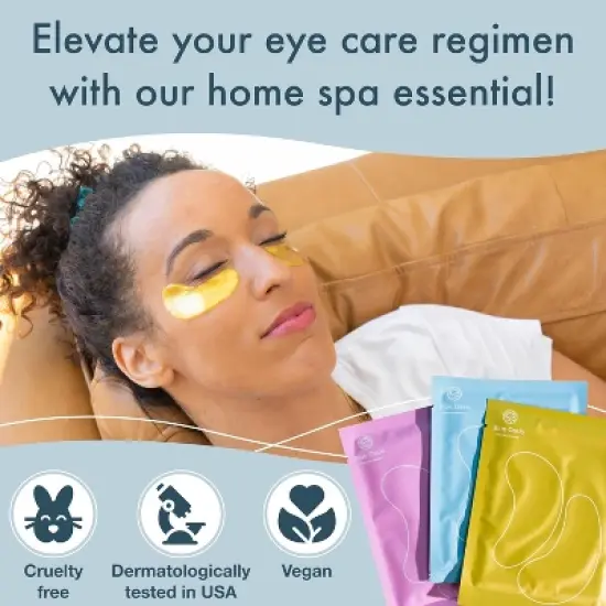 Under Eye Patches for Puffy Eyes and Dark Circles, 30 Pairs Hydrating Collagen Gel Pads for Eye Bags, Relaxing Self Care Home Spa Gifts for Women image {3}