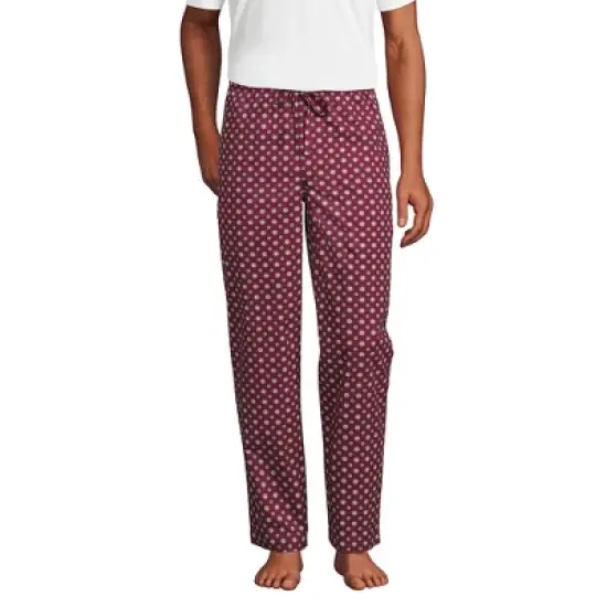 Lands' End Men's Poplin Pajama Pants image {10}