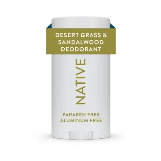 Native Solid Deodorant - Desert Grass & Sandalwood - Aluminum-Free 2.65oz image {9}