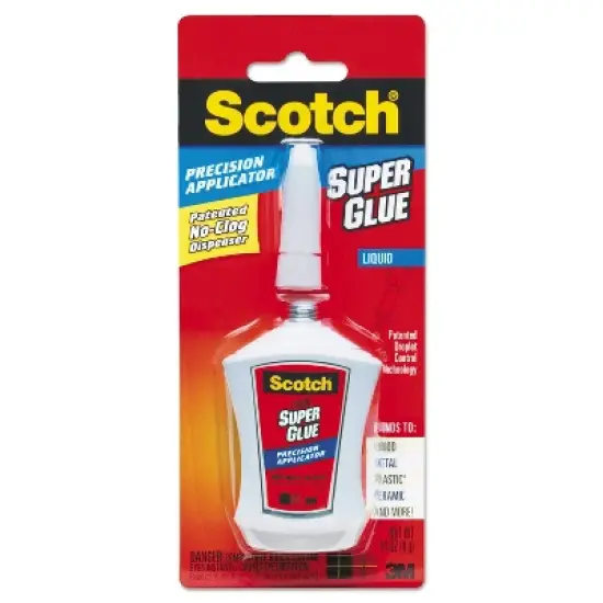 Scotch Super Glue Liquid Precision Applicator 0.14 oz AD124 image {5}