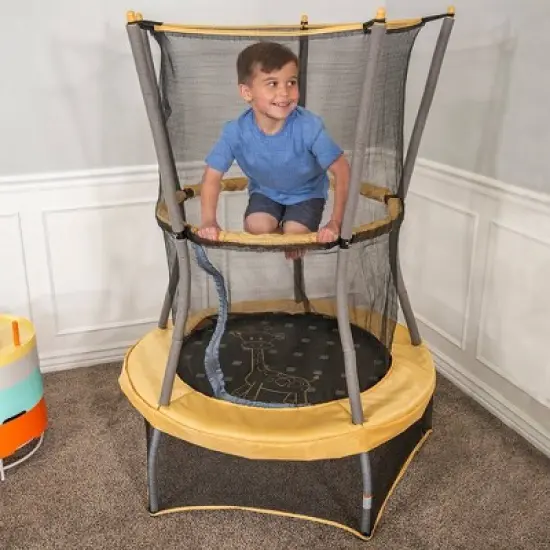 Skywalker Trampolines ActivPlay 40" Round Safari Explorer Mini Bouncer with Enclosure image {2}