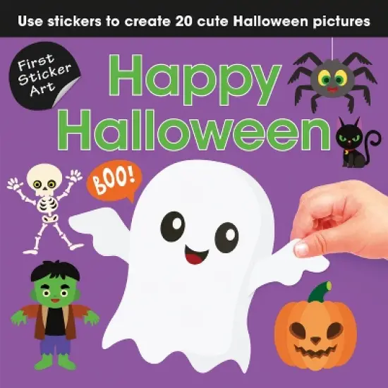 First Sticker Art: Happy Halloween - by  Paul Calver & Toby Reynolds (Paperback) image {1}
