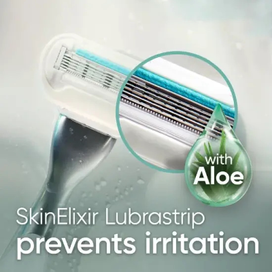 Venus Deluxe Smooth Sensitive Women's Razor + 2 Razor Blade Refills image {2}