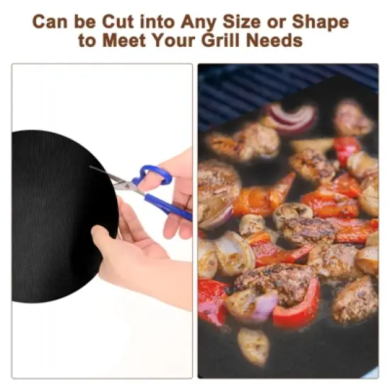 Unique Bargains M Nonstick Reusable Sheet Liner Grilling Mats image {3}