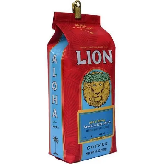 Lion Coffee Macadamia Medium Roast Ground Coffee - 10oz image {1}