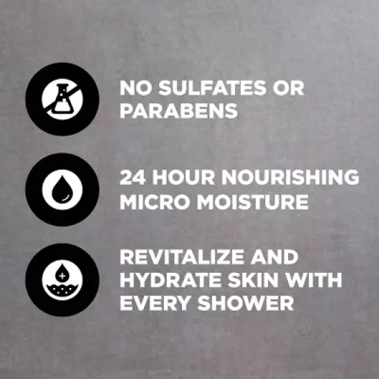 Dove Men+Care Charcoal + Clay Purifying Body & Face Wash Pump - Sulfate Free - 30 fl oz image {4}