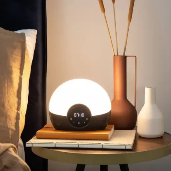 Lumie Bodyclock Glow 150 Wake-Up Light Alarm Clock with Sunrise and Sunset image {7}