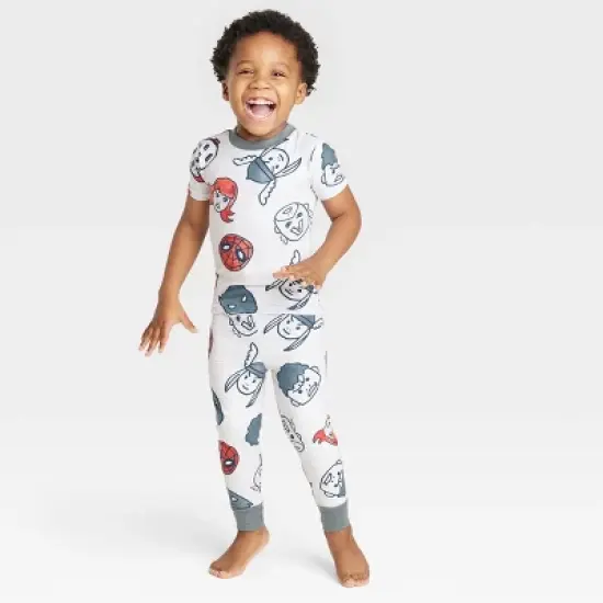 Boys' Disney Avengers 2pc Sleep Pajama Set - Gray image {4}