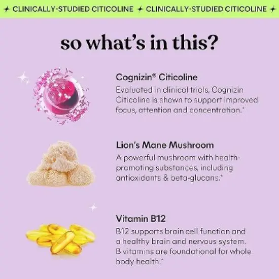 Lemme Focus Concentration Gummies - 50ct image {3}