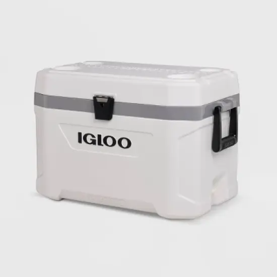 Igloo Latitude Marine Ultra 54 Quart Cooler - White image {2}