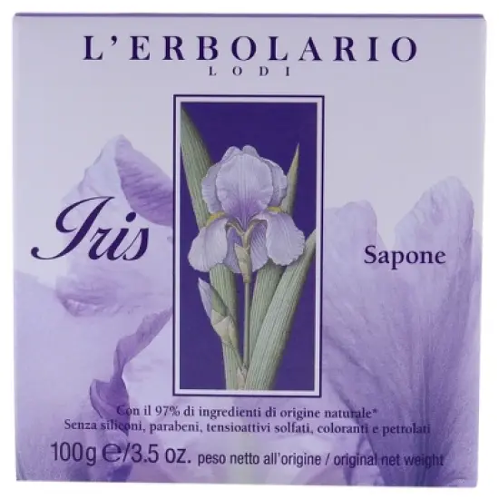 L'Erbolario Iris Bar Soap - Beauty Bar Soap - 3.5 oz image {4}