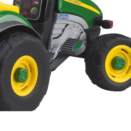 Peg Perego John Deere Farm Tractor with Trailer image {2}