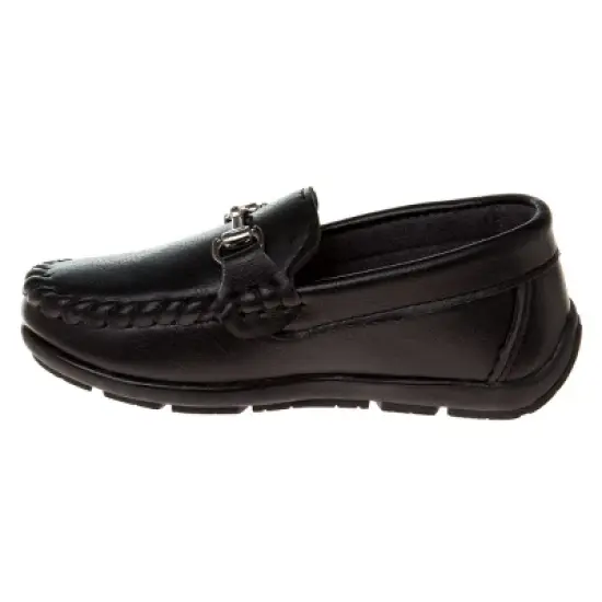 Josmo Little Kids' Boys Loafer Shoes: Penny Loafer Casual Slip-On Moccasin Flats for Boys' Dress Shoes ( Little Kids) image {4}