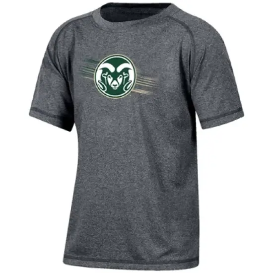 NCAA Colorado State Rams Boys' Gray Poly T-Shirt image {3}