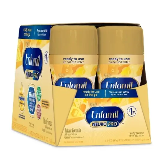 Enfamil NeuroPro Ready to Feed Infant Formula Bottles - 8 fl oz Each/6ct image {7}