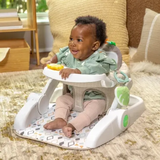 Ingenuity Prop Spot 2-in-1 Sit-Up Infant Floor Seat - Green image {12}