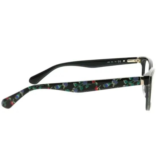 Kate Spade  INA Womens Rectangle Eyeglasses Dmnfbr Black 52mm image {2}