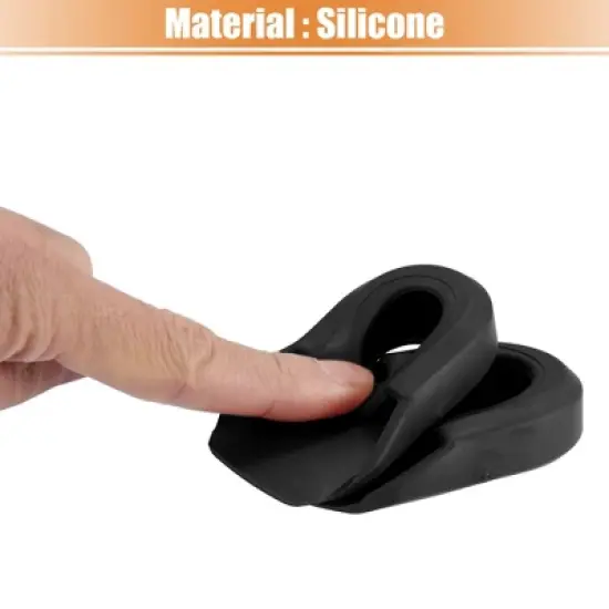 Unique Bargains Soft Plastic Bicycle Bike Cycling Crank Boot Protector Crank Cover 2 Pcs image {4}