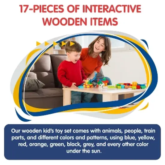 Leo & Friends Block Train Stacking Set image {6}