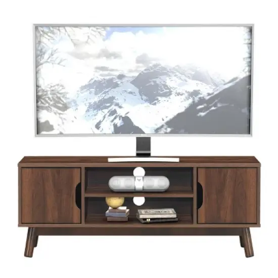 Costway 47" TV Stand Entertainment Media Center Console image {8}