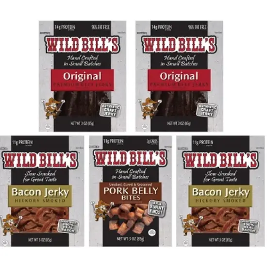 Wild Bill's Multi-Brand 15-Piece Low Carb Sampler Gift Boxes (each with 3 carbs or less) image {1}