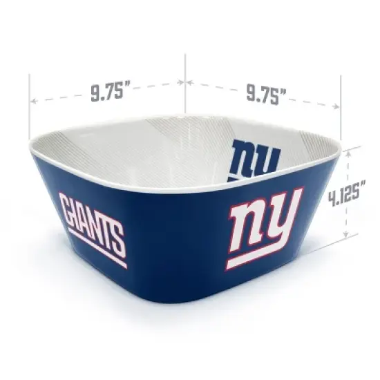 NFL New York Giants Large Party Bowl image {3}