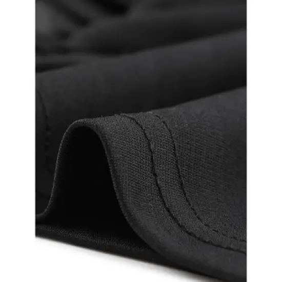 Agnes Orinda Women's Plus Size Off Shoulder Mesh Long Sleeve Stretchy Ruched Cocktail Mini Bodycon Dress image {4}