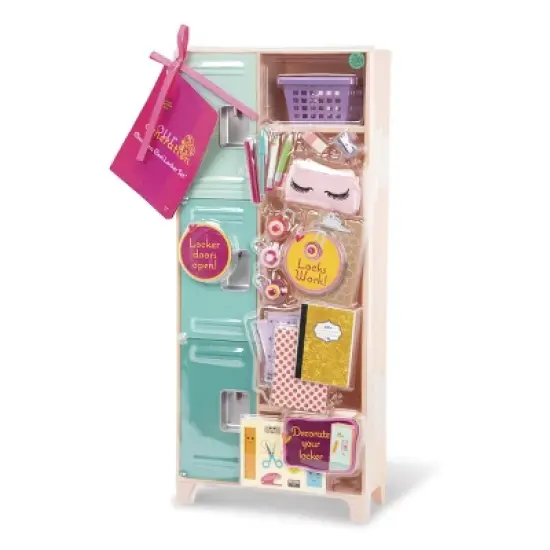 Our Generation Classroom Cool School Locker Accessory Set for 18" Dolls image {7}
