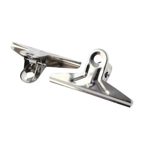 Unique Bargains 2 Pcs 5" Width Stationery Paper File Ticket Binder Clips Clamps image {3}