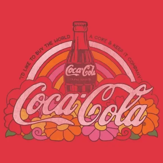 Men's Coca Cola Unity Rainbow Logo T-Shirt image {1}