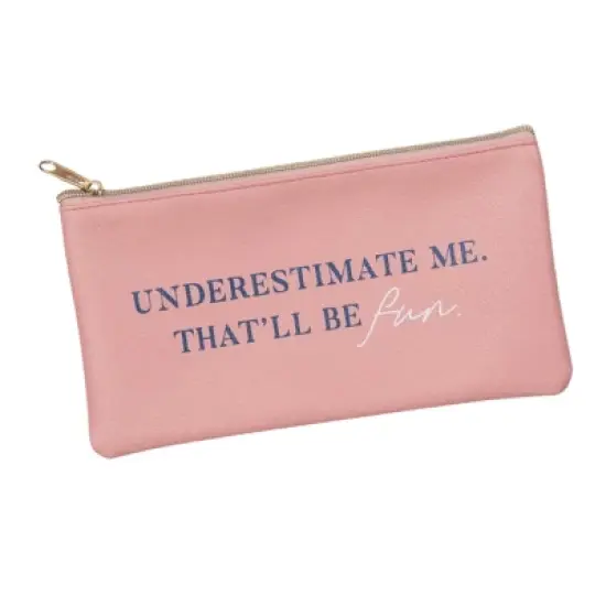 Underestimate Me Zip Pouch image {3}