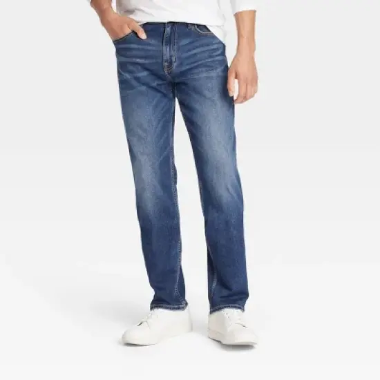 Men's Straight Fit Jeans - Goodfellow & Co image {8}