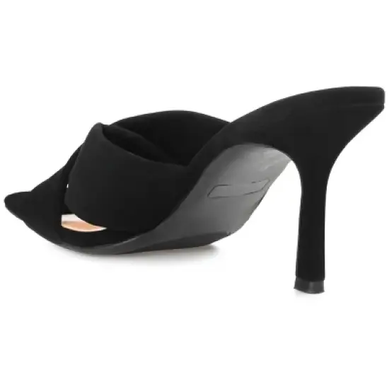Journee Collection Womens Oppal Tru Comfort Foam Open Toe Mid Stiletto Pumps image {6}