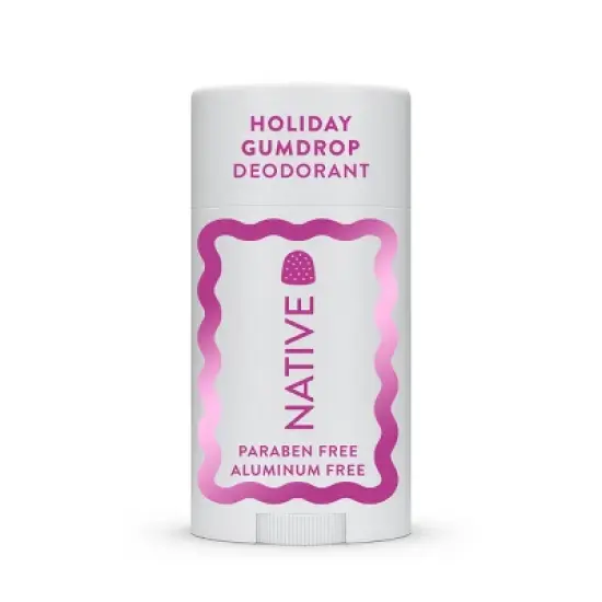 Native Limited Edition Aluminum Free Deodorant - Holiday Gumdrop - 2.65oz image {1}