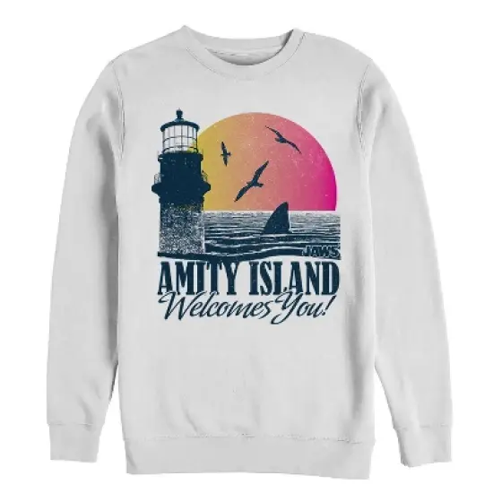 Men's Jaws Amity Island Tourist Welcome Sweatshirt image {2}