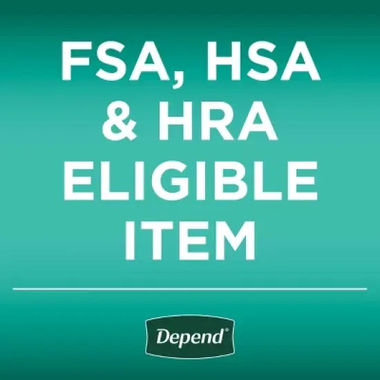 Depend Unisex Incontinence Protection with Tabs Underwear - Maximum Absorbency image {9}