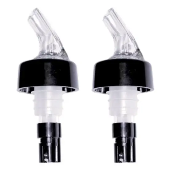 True Ace Measured Liquor Pour Spout - 1oz Pourer - Fits Standard Liquor Bottles - Automatic Measuring Liquor Pourer Bar Accessory - Plastic Set of 2 image {5}