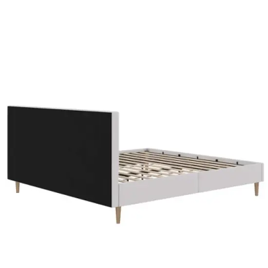 Venus Tufted Upholstered Bed Gray Linen - Room & Joy  image {11}