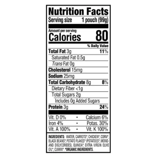 Happy Baby&reg; Organics Savory Blends Stage 3 Baby Food Puree, Free-Range Chicken - 3.5oz image {3}