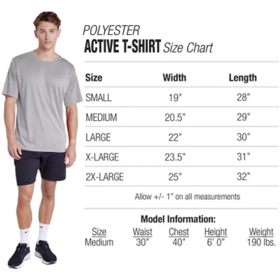 Men's Campus Lab Jackson State University Men's Sport Active T-Shirt Primary Logo image {5}