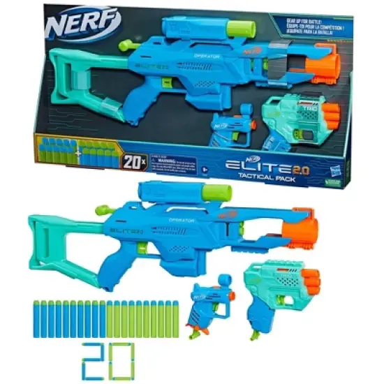 NERF Elite 2.0 Tactical Blaster - 3pk image {2}