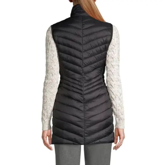 Lands' End Women's Ultralight Packable Down Vest image {2}